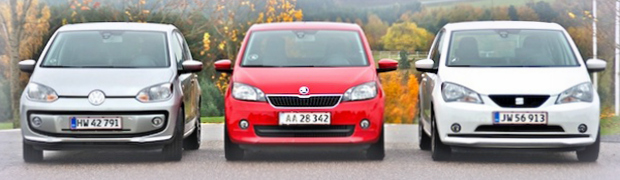 Priser for serviceeftersyn på VW up, Seat Mii og Skoda Citigo